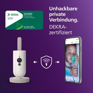 Monitor video pentru bebelusi Philips Avent SCD95126 HD Camera Infrarosu Aplicatie Baby Monitor - Img 8