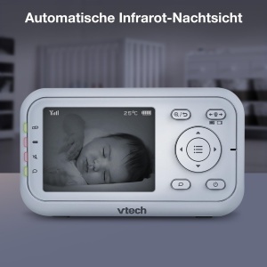 Monitor video pentru bebelusi VTech VM3255, 2.8 LCD, camera ajustabila, sunet clar - Img 8