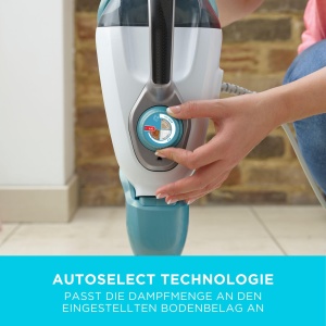 Mop cu abur 2 in 1 BLACK+DECKER cu manusa de curatare a mainilor SteaMitt si 11 accesorii, BHSM166DSM-QS - Img 5