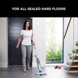 Mop cu aburi Shark S6002UK, 2 seturi de pad-uri rotative, 8 m cablu, albastru - Img 2