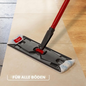 Mop cu microfibre Vileda H2PrO, pentru toate tipurile de suprafete dure, reutilizabil - Img 4