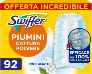 Mop cu puf Swiffer Duster, 92 foi, tehnologie Trap Lock