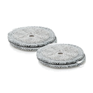 Mop din microfibra Bosch BHZUPAD1, set 4 bucati, lavabil, gri
