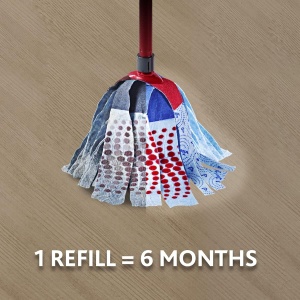 Mop umed Vileda SuperMocio 3Action, compatibil cu toate sistemele, pentru pardoseli dure - Img 3