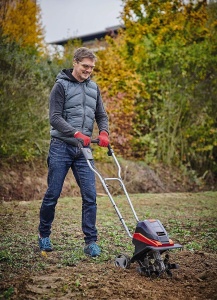 Motocultor cu acumulator Einhell GE-CR 30 Li-Solo Power X-Change (litiu-ion 36V, intrerupator de siguranta in 2 puncte, ghidon pliabil, roti de transport, fara baterie si incarcator) - Img 5
