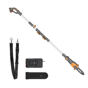 Motofierastrau telescopic WORX WG349E, 20V, cu acumulator si incarcator, design ergonomic