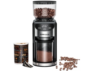 Moulineta de cafea Rommelsbacher EKM 400, Kegelmahlwerk, 220 g, 130 W