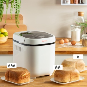 Moulinex Machine a OW210130 Pain Dore Bread Maker, Plastic, Alb - Img 7