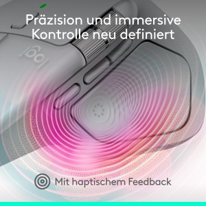 Mouse Bluetooth Logitech MX Master 4 pentru Mac, ergonomic, 8K DPI, negru - Img 2