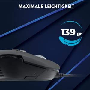 Mouse de gaming DR1TECH Guardian cu cablu - 7 butoane pentru pana la 3200 DPI - Design usor si durabil - Mouse de gaming ergonomic pentru PC/PS4/XBOX - Img 3