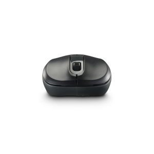 Mouse fara fir Hama pentru stangaci si dreptaci (3 butoane, 2,4 Ghz, cu receptor USB nano, 1600 DPI, mouse optic, pentru notebook si PC) antracit/negru