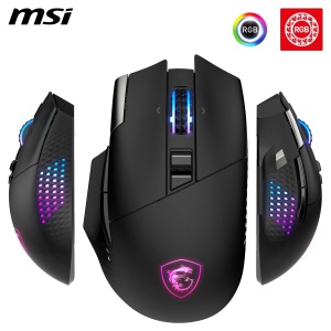 Mouse Gaming MSI Versa PRO Wireless, 26000 DPI, 80 ore autonomie, design ergonomic - Img 5