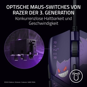 Mouse gaming Razer Cobra Gengar Edition - 8500 DPI, 58g, iluminare RGB - Img 5