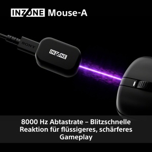 Mouse Gaming Sony INZONE Mouse-A, 8000Hz Polling, 30000 DPI, Negru - Img 4