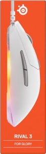 Mouse gaming SteelSeries Rival 3 Gen 2 8500 DPI RGB Alb - Img 16