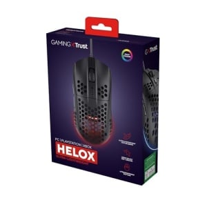Mouse Gaming Trust Gaming GXT 928 Helox, Mouse USB cu fir ultrausor 65g, DPI reglabil (200-6400), Senzor optic, 6 butoane programabile, Iluminare RGB pentru PC de gaming MMO - Negru - Img 11