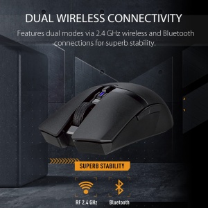 Mouse Gaming Wireless ASUS TUF Gaming M4, 12000 DPI, 62g, Dual-Konnektivitate - Img 2