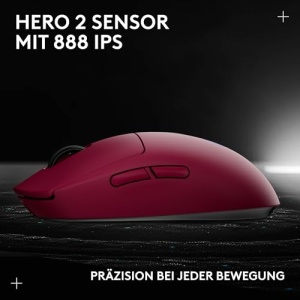 Mouse gaming wireless Logitech G PRO 2 LIGHTSPEED senzor HERO 2 USB-C roz - Img 11