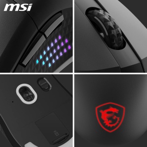 Mouse Gaming Wireless MSI Versa 300 Elite 26000 DPI, 200 ore autonomie, RGB - Img 6