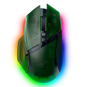 Mouse gaming wireless Razer Basilisk V3 Pro, 35000 DPI, ergonomic, RGB, verde