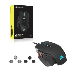Mouse pentru jocuri FPS reglabil cu fir CORSAIR M65 RGB ULTRA - 26.000 DPI - Comutatoare optice - Sistem de greutate - Tehnologie AXON Hyper-Processing - Compatibil iCUE - PC, Mac, PS5, PS4, Xbox - Negru - Img 8