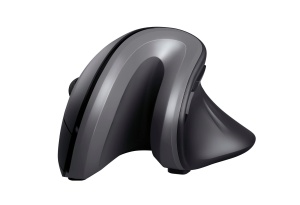 Mouse Wireless Ergonomic Trust Verro, Unghi Vertical de 60deg, Prevenirea Bratului Mouse/Cotului de Tenis (Sindromul RSI), 800-1600 DPI, 6 Butoane, Mouse Vertical Wireless pentru PC si Laptop - Negru - Img 7