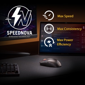 Mouse wireless gaming ASUS ROG Strix Impact III senzor optic 36000 DPI design ambidextru negru - Img 6