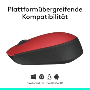 Mouse wireless Logitech M171 12 luni autonomie USB Rosu - Img 6
