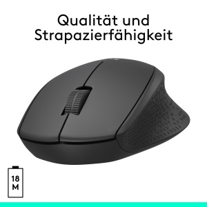Mouse wireless Logitech M330 SILENT PLUS, design ergonomic, autonomie 24 luni - Img 6