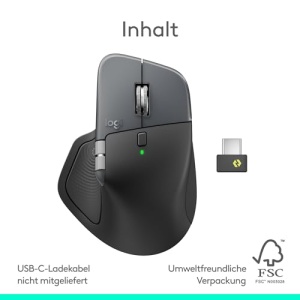 Mouse wireless Logitech MX Master 4 Grafit ergonomic feedback haptic scroll ultra-rapid - Img 11