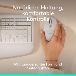 Mouse wireless Logitech Signature Comfort M850 L, ergonomica, cu Bluetooth, pentru dreptaci - Img 7