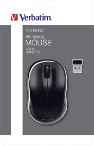 Mouse wireless Verbatim GO NANO 1600 DPI Nano Receiver Negru - Img 5