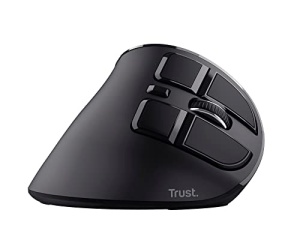 Mouse Wireless Vertical Trust Voxx, Mouse Wireless Ergonomic Reincarcabil, Bluetooth si Conexiune 2.4GHz, 9 Butoane, 1200-2400 DPI, PC/Mac/Computer/Laptop/MacBook/Chromebook - Negru - Img 10