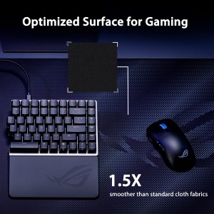 Mousepad gaming ASUS ROG Sheath II XXL 900x400 mm Negru Suprafata optimizata - Img 2