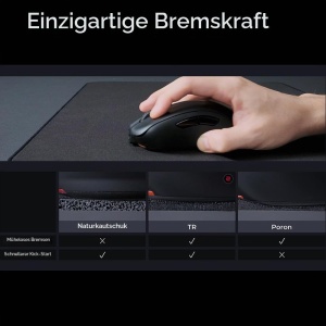 Mousepad Gaming BenQ Zowie H-TR Extra Mare, Suprafata Rezistenta la Umiditate, Dimensiuni 500x500 mm - Img 3