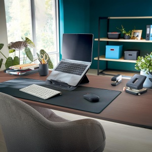 Mousepad Gaming Extra Mare Leitz 100 x 40 cm, Rutschfest, Gri - Img 6