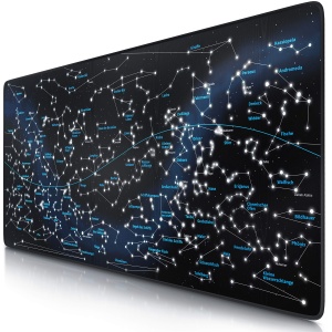 Mousepad XXL CSL 900x400 mm - Design Sternzeichen, Guma Antiderapanta, Material Textil