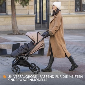 Muff pentru maini LIONELO HANDMUFF, fleece, impermeabil, universal - Img 4