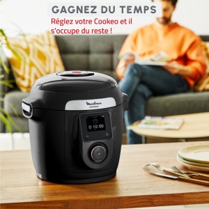 Multicooker Moulinex Cookeo Wi-Fi 10-in-1, 6L, Negru - Img 6