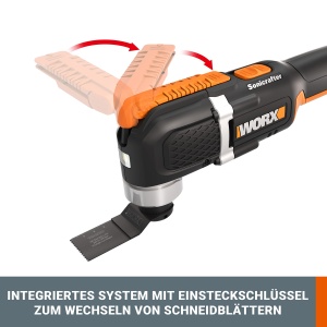 Multifunctional electric WORX WX696.9, 20V, fara acumulator si incarcator - Img 2