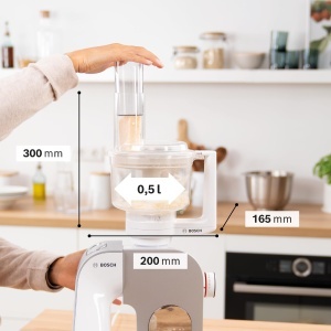 Multimixer Bosch MUZ5MM1, 500 ml, cu 3 discuri pentru razuire, taiere si feliere - Img 2