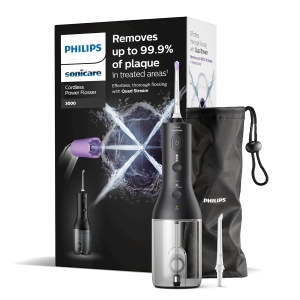 Munddusche Philips Sonicare Power Flosser 3000, negru, 250 ml, 2 programe de curatare