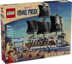 Nava Piratilor LEGO ONE PIECE Garps Marineschlachtschiff - 1705 piese, 8 minifigurine - Img 8