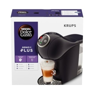 NESCAFE Dolce Gusto Genio S Plus by KRUPS, aparat de cafea cu capsule, espresso boost, selectare temperatura, bauturi calde si reci, presiune pompa de 15 bari, rezervor de apa de 0,8 l, 1500 wati, Cosmic Grey, KP340B - Img 9