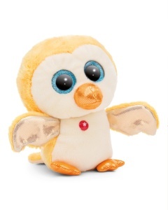 NICI Glubschis Jubidi 49735 Pasare de Plus 15cm Ochi Stralucitori Galben