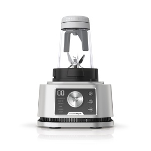 Ninja Foodi Power Nutri Blender Smoothie Maker 3-in-1, creme tartinabile groase si bauturi congelate, programe automate, ulcior de 2,1 litri, cana de 700 ml si bol de 400 ml cu agitator electric, 1200 W, argintiu CB350EU - Img 7
