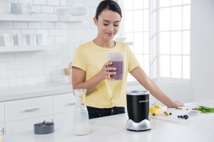 nutribullet Original 600, Blender electric, Chopper, Smoothie Blender, Smoothie Maker, 600 W, To Go becjer 700ml si 500ml, Negru, NB606B - Img 5