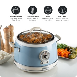 Oala de gatit pentru orez Ariete 2904, 3.5 l, 650 W, Pastel Albastru - Img 5