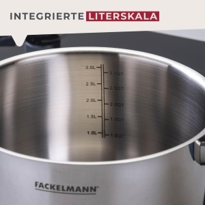 Oala Fackelmann Essential 20 cm Inox Manere Softtouch Compatibila Inductie - Img 7