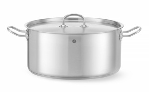 Oala HENDI cu capac, 11.9L, inox, pentru toate tipurile de plite